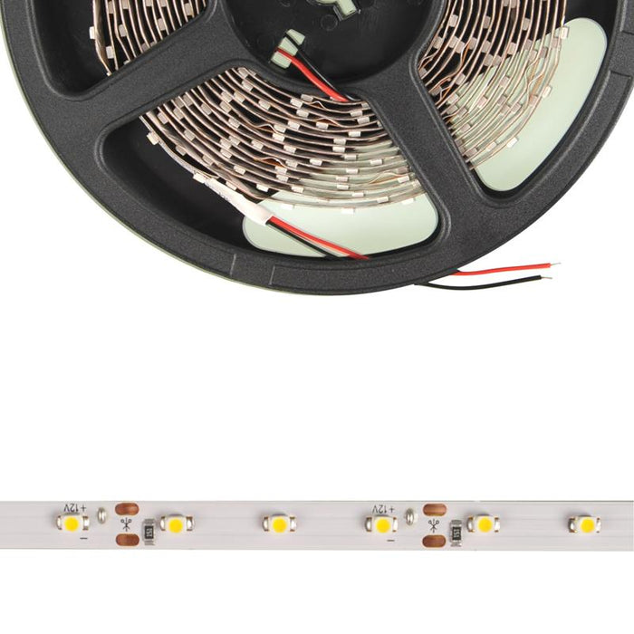 Whitenergy LED juosta 5m | 60vnt/m | 3528 | 4.8W/m | 12V DC | šilta balta