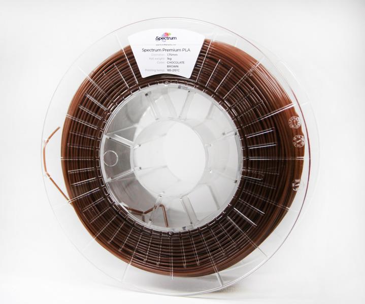 Filament SPECTRUM / PLA / CHOCOLATE BROWN / 1,75 mm / 1 kg