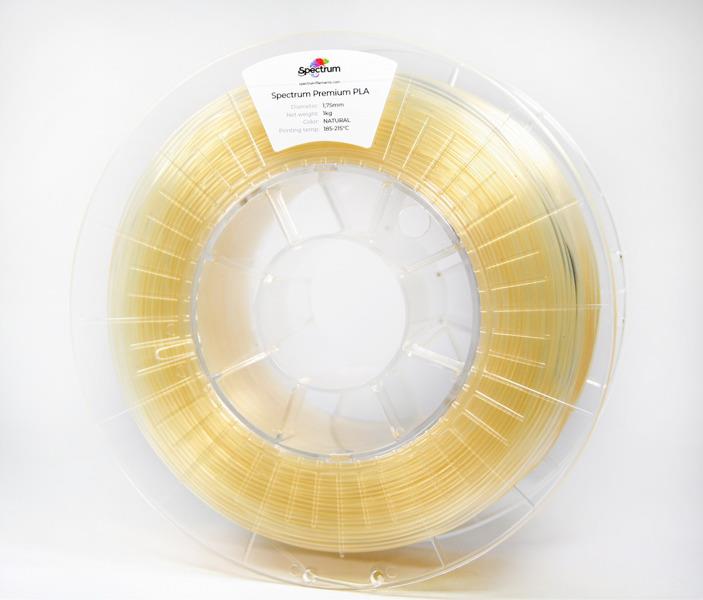 Filament SPECTRUM / PLA / NATURAL / 1,75 mm / 1 kg