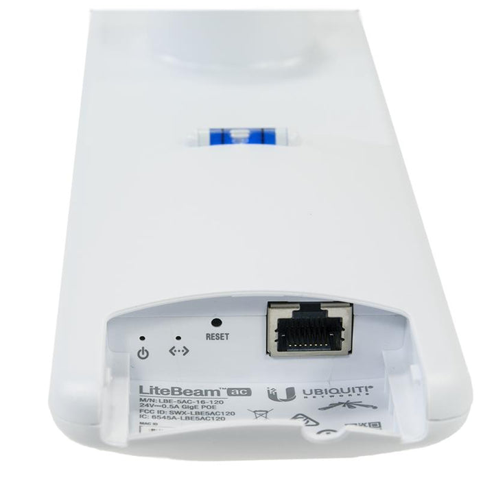 Ubiquiti LiteBeam AC 5GHz 802.11ac built-in 120 Degree 16dBi Sector 2x2 MIMO