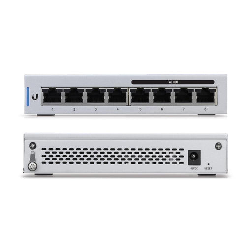 Ubiquiti US-8-60W 8-port Gigabit UniFi switch (4x PoE+/48V passive PoE out 60W)