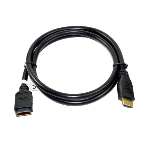 Vakoss Cable HDMI M -> HDMI F 1m  TC-H751K, juoda, lizdinė plokštelė