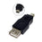 Vakoss Adapter USB 2.0 AF -> mini USB BM  TC-U119K juoda, lizdinė plokštelė
