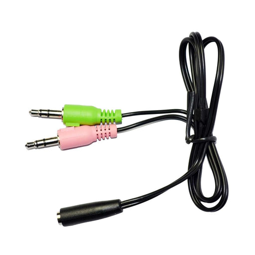 Vakoss ausinių adapteris ''4Pin Jack F do 2x stereo miniJack'' 3,5 mm