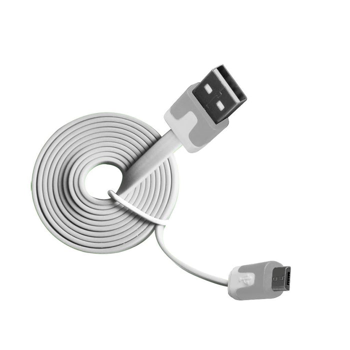 MSONIC microUSB 2.0 kabelis A-B M/M 1m, Duomenų perdavimo ir įkrovimo, baltas