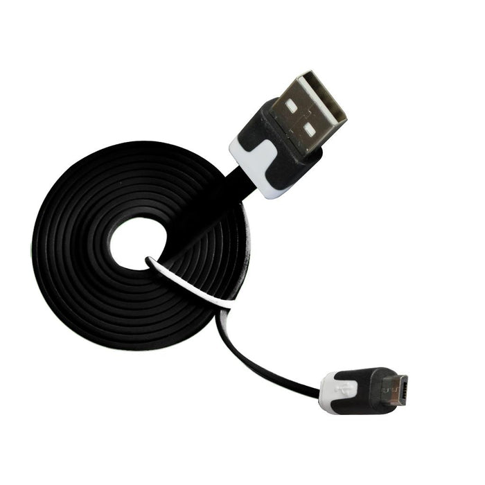 MSONIC microUSB 2.0 kabelis A-B M/M 1m, Duomenų perdavimo ir įkrovimo, juodas