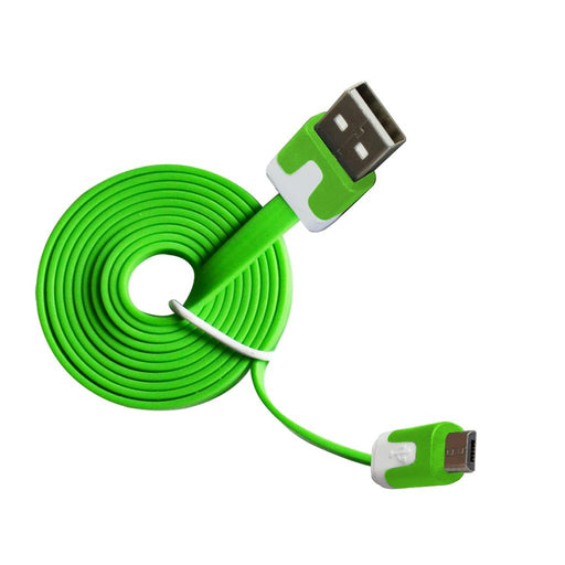 MSONIC microUSB 2.0 kabelis A-B M/M 1m, Duomenų perdavimo ir įkrovimo, žalias