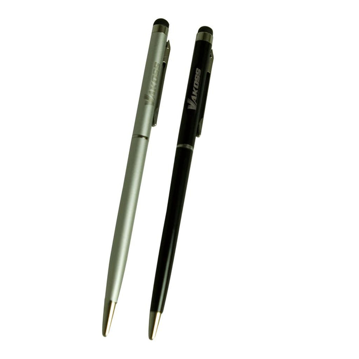 VAKOSS Pieštukas jautriais ekranais / tušinukas 2in1  SB-367 2-pack silver/black