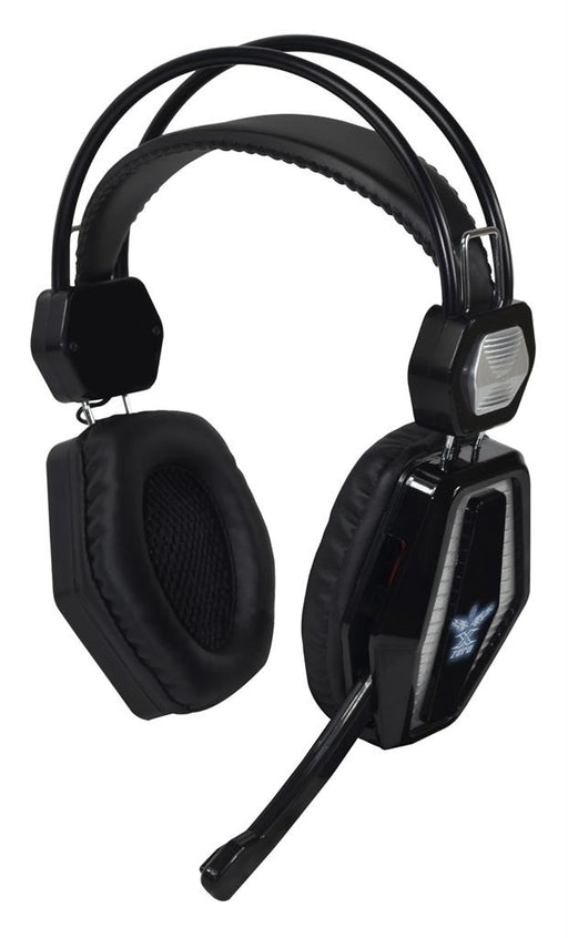 X-ZERO GAMING ausinės X-H352KS, apšvietimas, juodai sidabrin