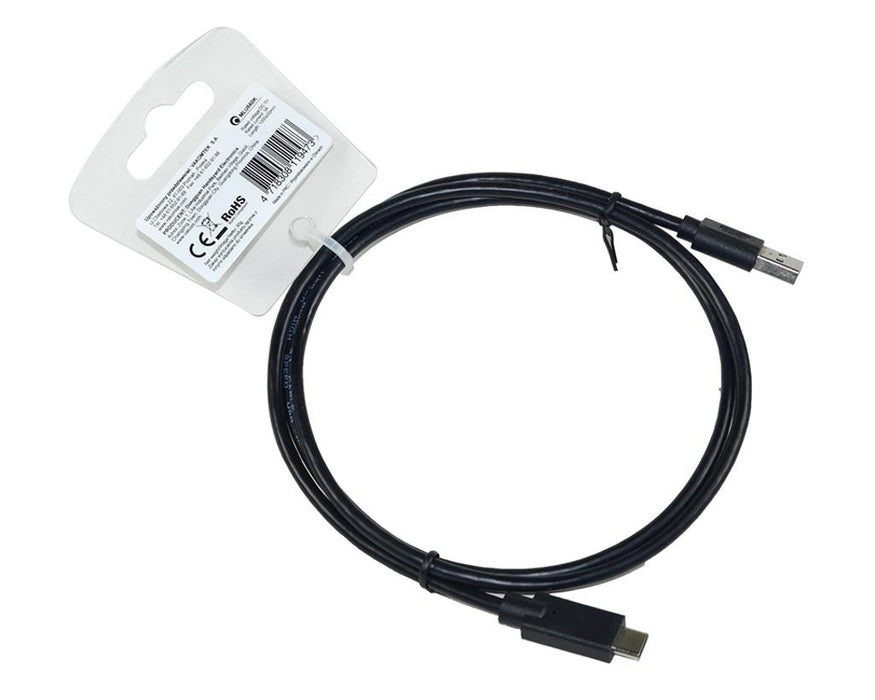 MSONIC USB 3.0 kabelis A - USB-C M/M  1m, Duomenų perdavimo ir įkrovimo, juodas