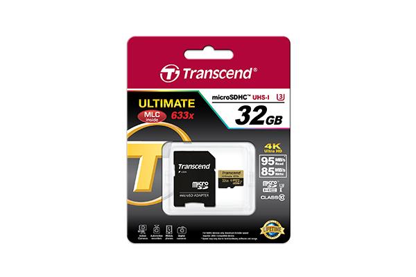 Memory card Transcend microSDXC 32GB Class 10, UHS1 + Adapter