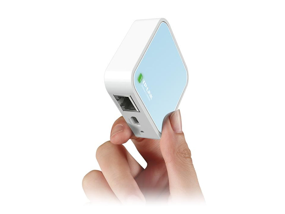 TP-Link TL-WR802N Wireless N300 Nano Router 1xWAN/LAN, 1xMicro USB