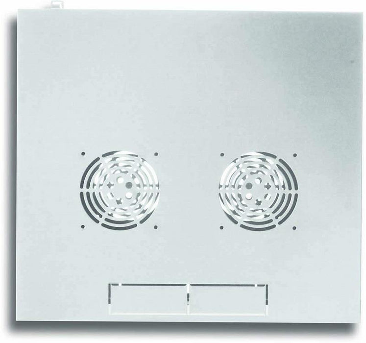 TechlyPro Sieninė spintelė 19 "6U / 320 mm stiklinės durelės, pilka