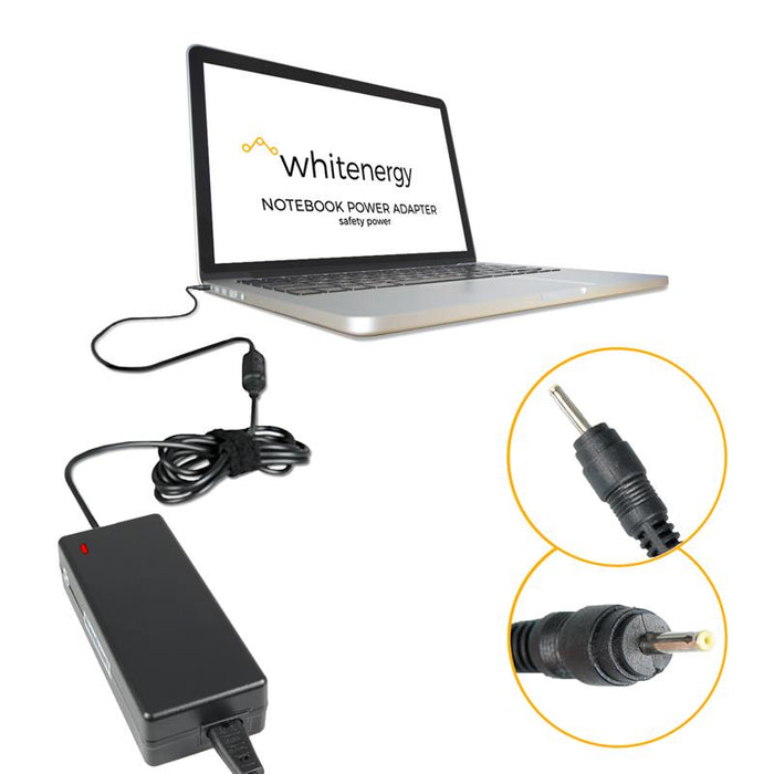 Nešiojamo kompiuterio pakrovėjas Whitenergy 19V/2.1A 40W, 2.48x0.7mm