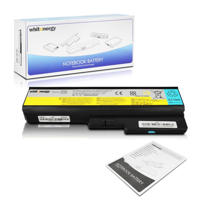 Nešiojamo kompiuterio baterija Whitenergy Lenovo 3000 G530 11.1V 4400mAh