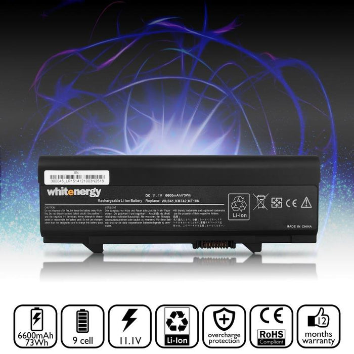 Nešiojamo kompiuterio baterija Whitenergy Dell Latitude E5500 11.1V 6600mAh