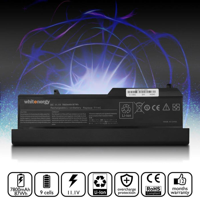 Nešiojamo kompiuterio baterija Whitenergy Dell Vostro 1310 11.1V 7800mAh