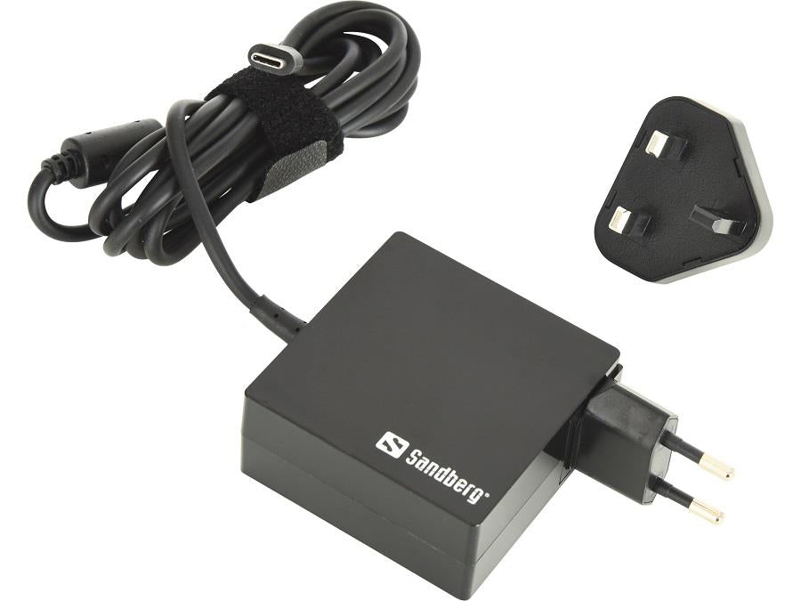 Sandberg USB-C AC Charger 65W EU+UK