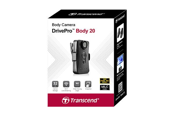 Transcend body camera, 32G DrivePro Body 20, Non-LCD