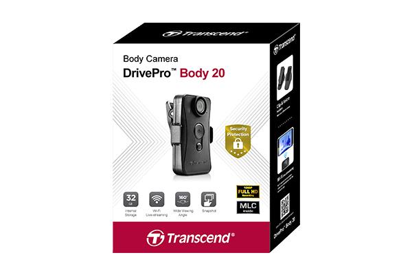 Transcend body camera, 32G DrivePro Body 20, Non-LCD