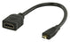 Kabelis HDMI High Speed Valueline, Ethernet HDMI mikro - HDMI 0,20 m juodas