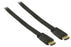 Plokščias kabelis Valueline HDMI High Speed, Ethernet HDMI - HDMI 1,00 m juodas