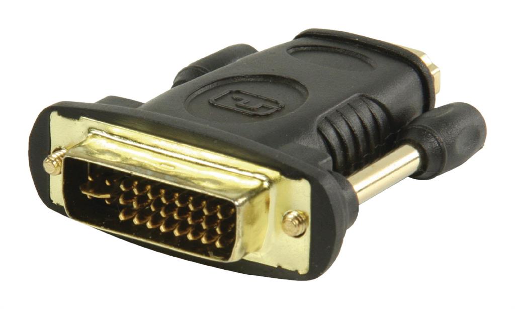 Adapteris Valueline DVI - HDMI DVI male - HDMI juodas