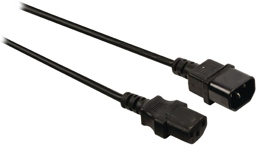 Maitinimo kabelis Valueline IEC-320-C14 - IEC-320-C13 2,00 m juodas