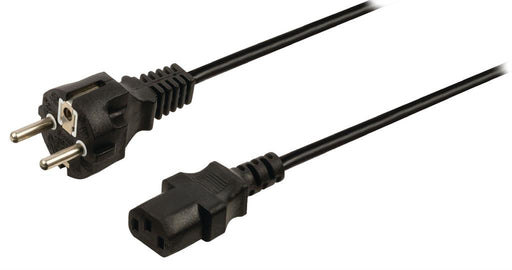 Maitinimo kabelis Valueline Schuko male - IEC-320-C13 2,00 m juodas