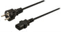 Maitinimo kabelis Valueline Schuko male - IEC-320-C13 2,00 m juodas