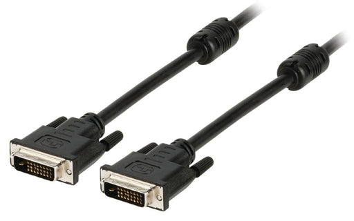 Kabelis Valueline DVI, DVI-D 24+1-pin male - DVI-D 24+1-pin male 2.00 m juodas