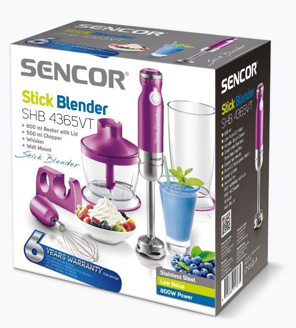 Rankinis blenderis Sencor SHB 4365 VT, Violetinis