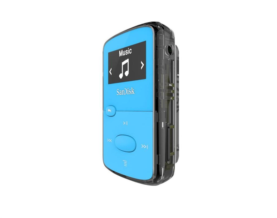 MP3 grotuvas Sandisk Clip Jam 8GB, microSDHC, Radio FM, Mėlynas