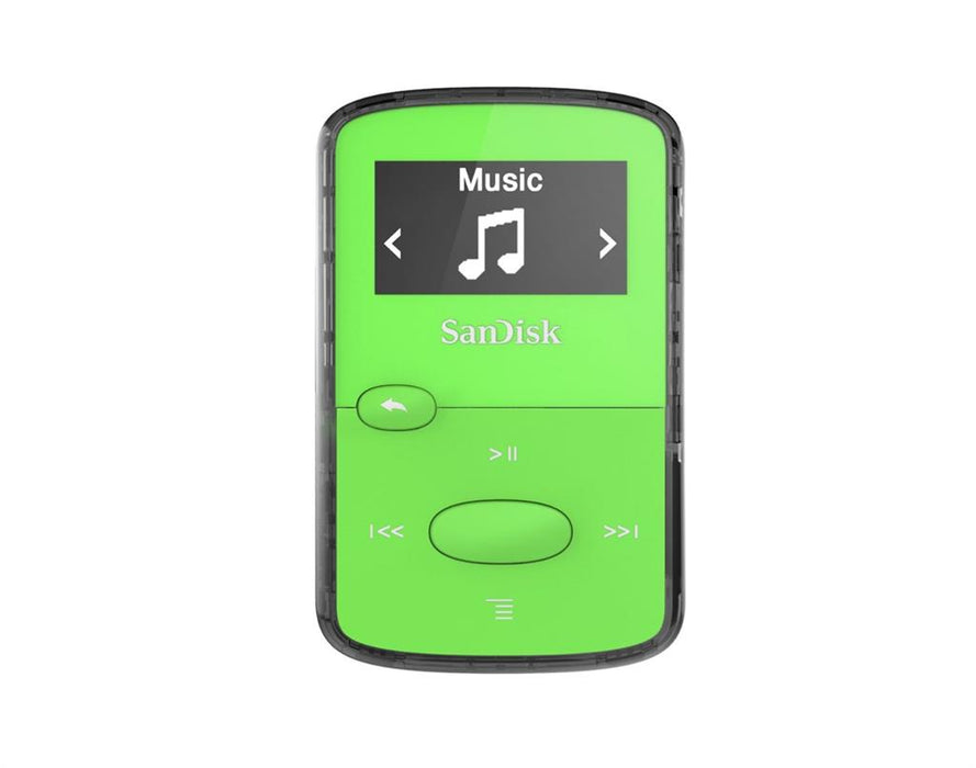 MP3 grotuvas Sandisk Clip Jam 8GB, microSDHC, Radio FM, Žalias