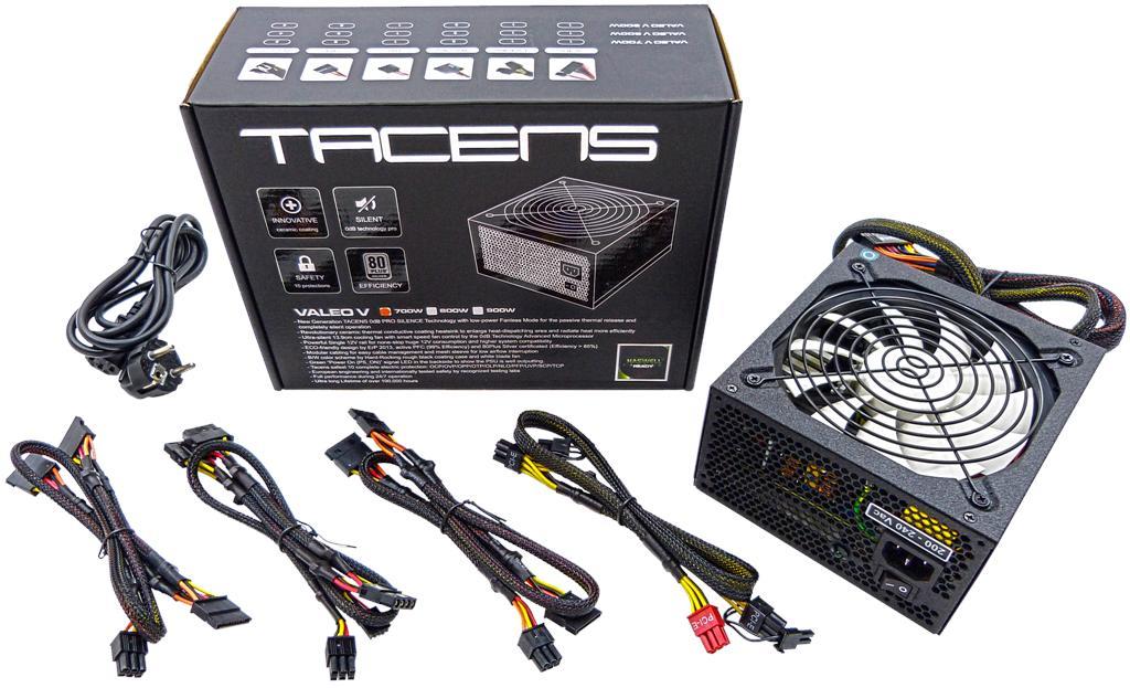 PSU Tacens Valeo V 700W, ATX, 80 Plus Silver, Pro Silent Technology 0dB