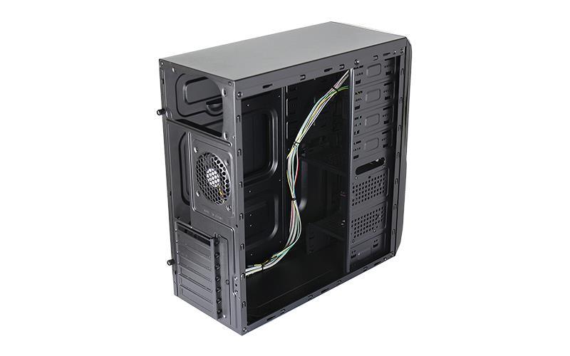 PC korpusas be PSU Tacens VENUS ATX, USB 3.0, Juodas
