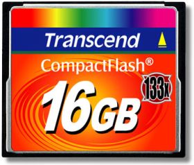 Atminties kortelė Transcend CF 16GB, Sparta iki 133x