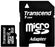 Atminties kortelė Transcend microSDHC 8GB CL4 + Adapteris
