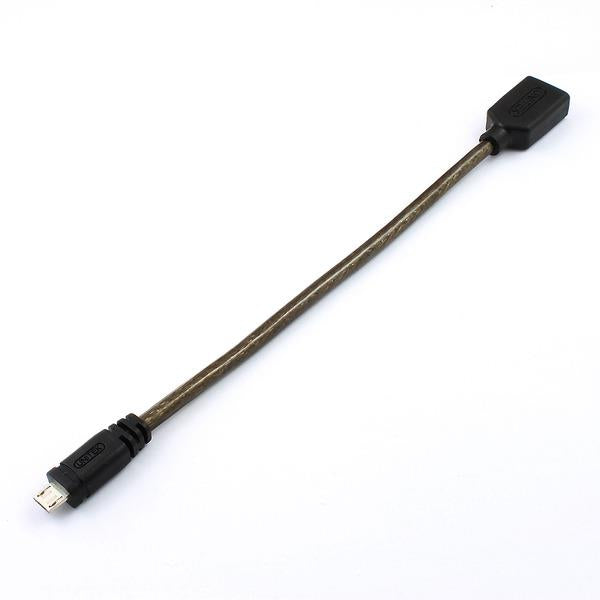 Unitek kabelis OTG USB 2.0. AF - microUSB BM, Y-C438GBK