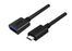 Unitek Kabelis USB tipas-C - USB AF, Y-C476BK