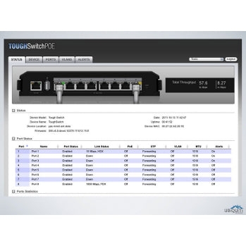 Ubiquiti TOUGHSwitch PoE PRO 8-port Gigabit switch with 24V/48V PoE support