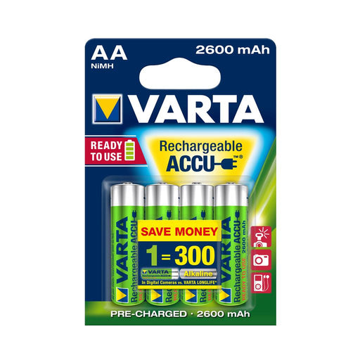 VARTA battery R6 2600 mAh 4pcs proffesional ready 2 use