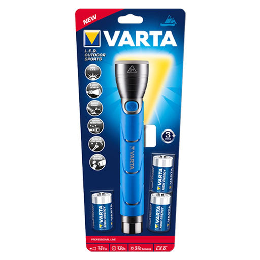 Flashlight LED OUTDOOR SPORTS  (+3xC) 310lm VARTA