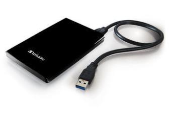 Išorinis diskas Verbatim Store 'n' Go Ultra Slim 2.5'', 500GB, USB3.0, Juodas