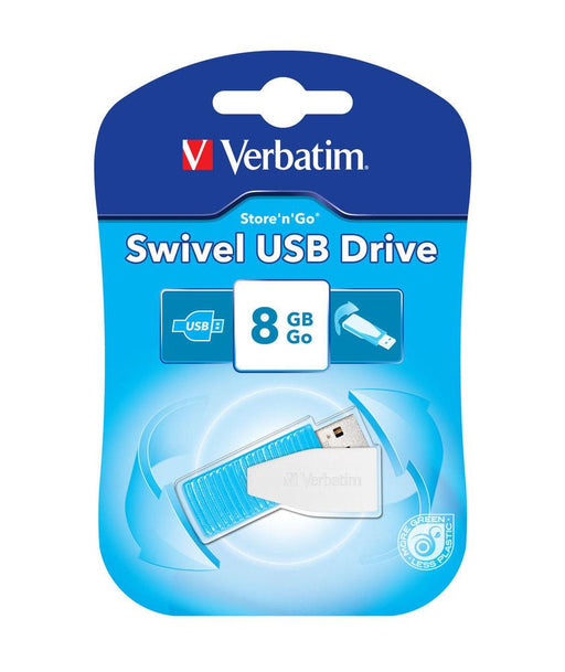 Atmintukas Verbatim Swivel 8GB, Mėlynas