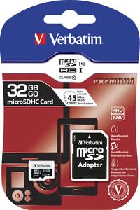 Verbatim 32GB Micro SD (HC) CLASS 10 WITH ADAPTOR
