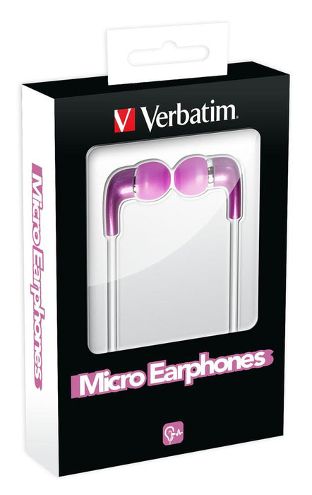 Micro Earphones Pink