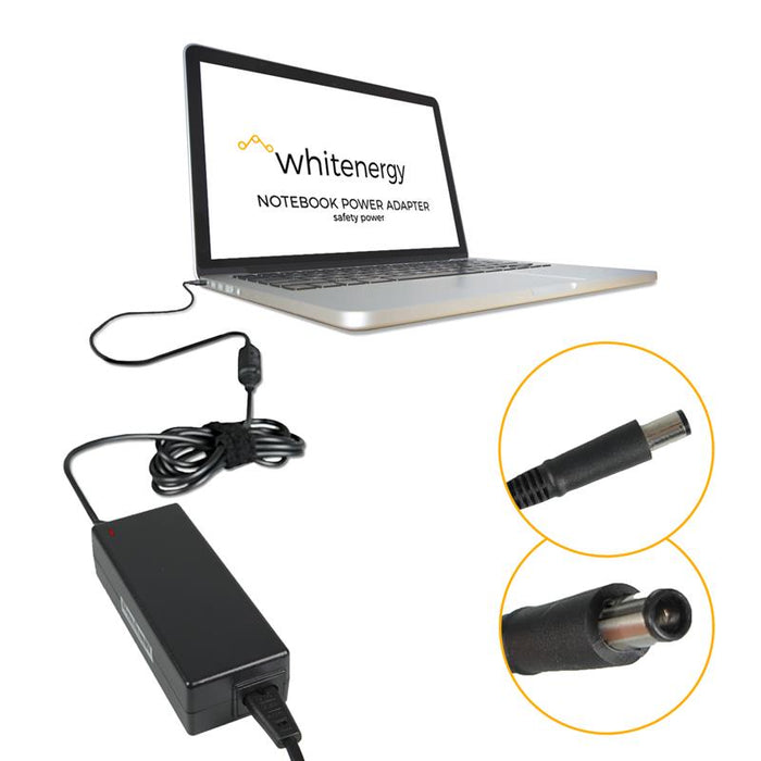 Nešiojamo kompiuterio pakrovėjas Whitenergy Dell 19.5V, 4.62A, 90W, 7.4x5.0