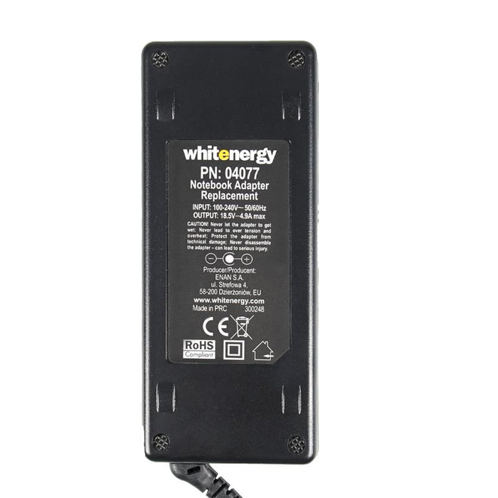 Nešiojamo kompiuterio pakrovėjas Whitenergy Compaq 18.5V, 4.9A, 90W, 4.8x1.7