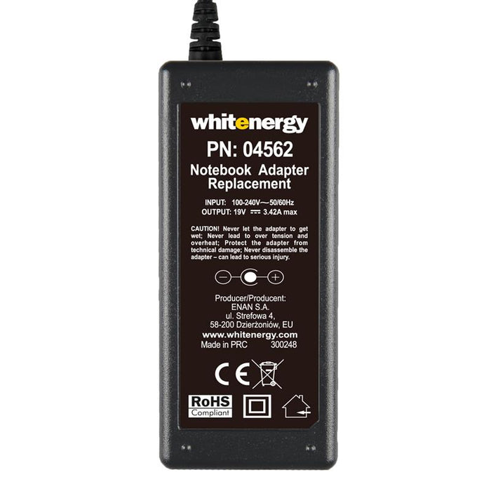 Nešiojamo kompiuterio pakrovėjas Whitenergy 19V/3.42A 65W, 5.5x1.7mm Acer